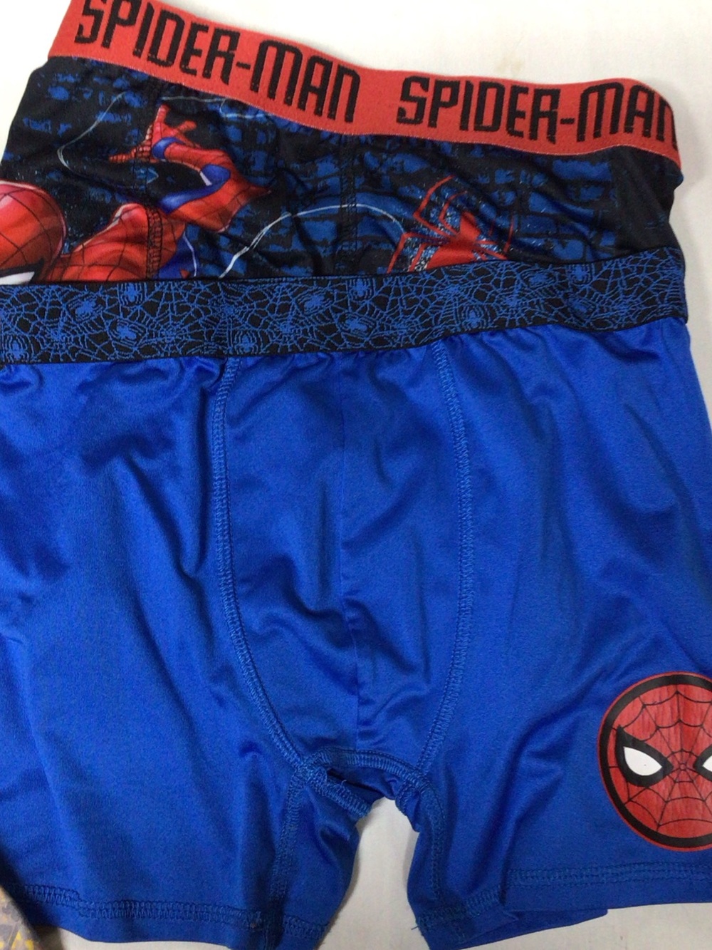 Spiderman Red and Black Graphic Waistband Briefs